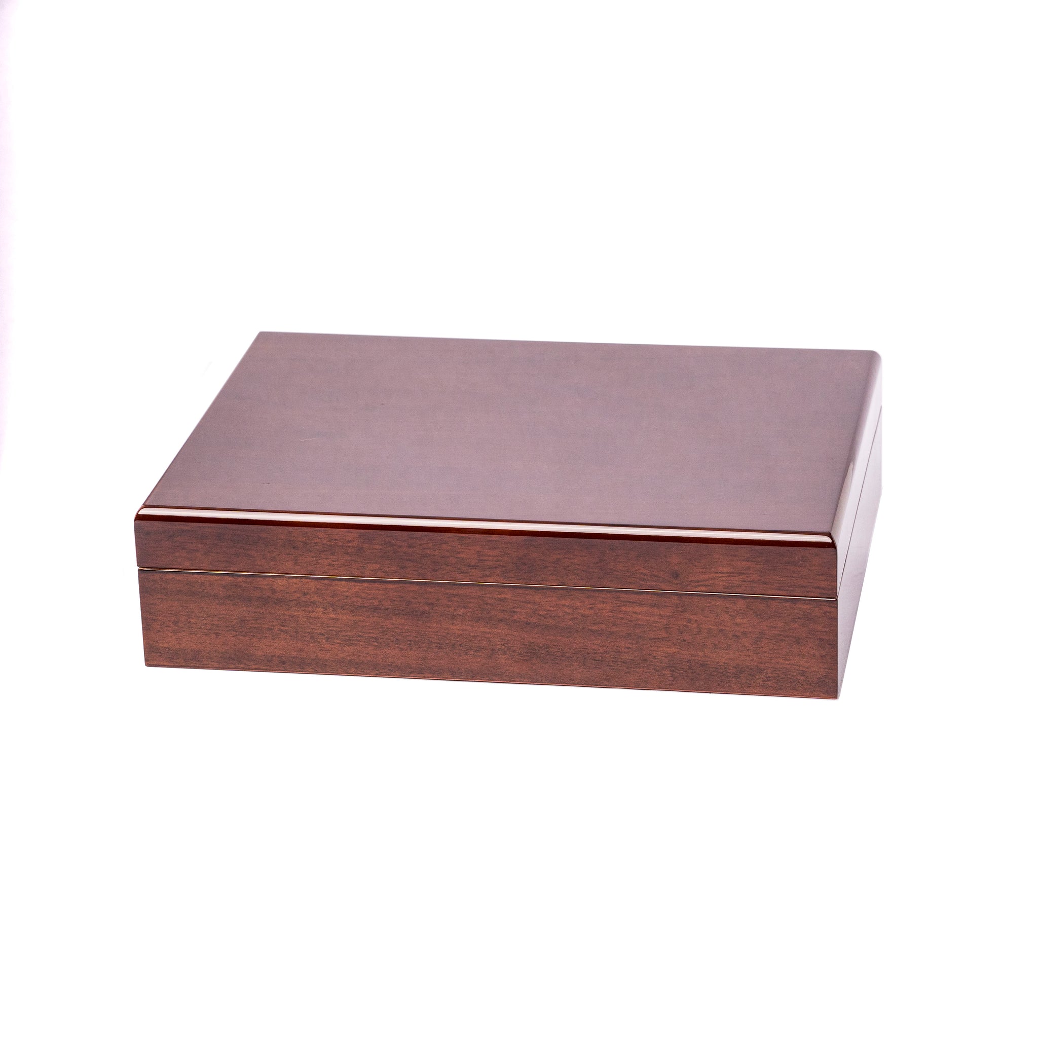 Large Walnut Finish Humidor